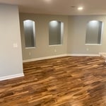 Basement living room finished