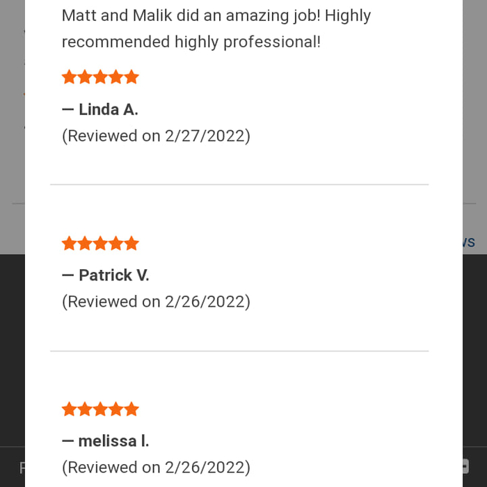 5 star rated professionals