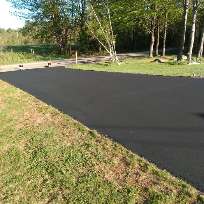 Livermore falls driveway finished