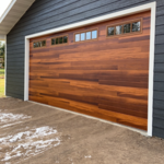 Cedar Plank Door with Windows