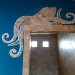 Tile mosaic for bathroom