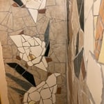Tile mosaic for bathroom