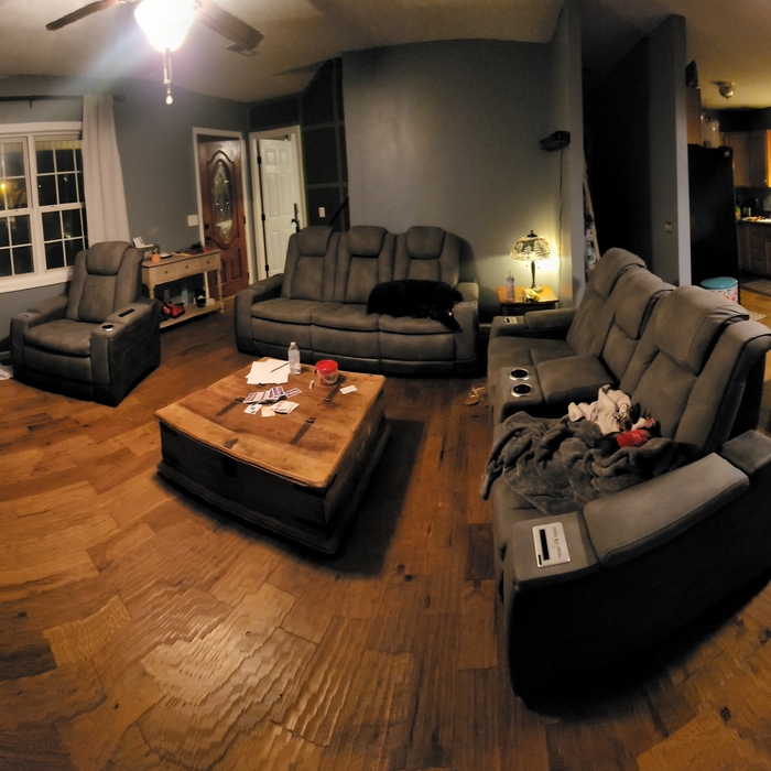 Living room and Dining/kitchen
