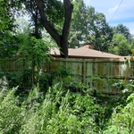 the house is hiding