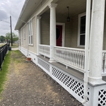 skirting and porch