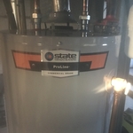 water heater installed