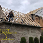Redecking and Resheathing Roof