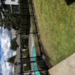 Ornamental steel fence