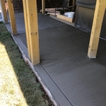 Extends original patio