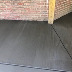 Walkway goes back around the back of the house.