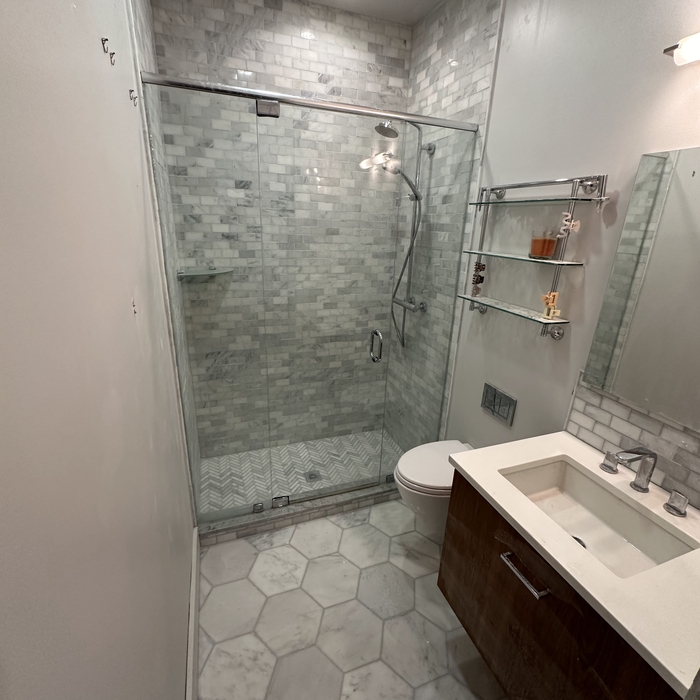 A brand new bathroom
