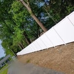 Vinyl fencing