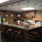 Custom Kitchen - Bar Area