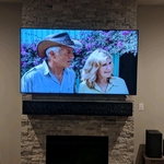 Stone Mount In living room