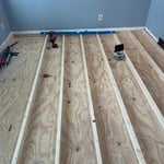 Added scribed joists