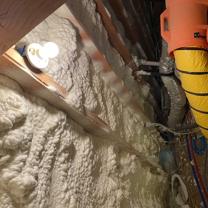 Spray foam insulation 2