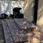 Brick patio