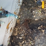 Broken pressure vacuum breaker