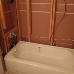 Tub install