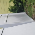Vinyl privacy fence