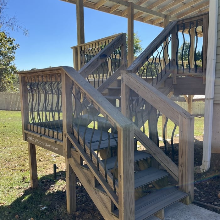 Shed Roof w/ Rounded Deck