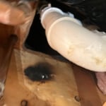 leaking upstairs tub