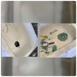 Rusted drain repair