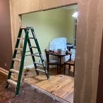 Drywall - patch or insulation.