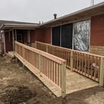 Wooden Walk with Landing