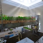 Island hanging feature