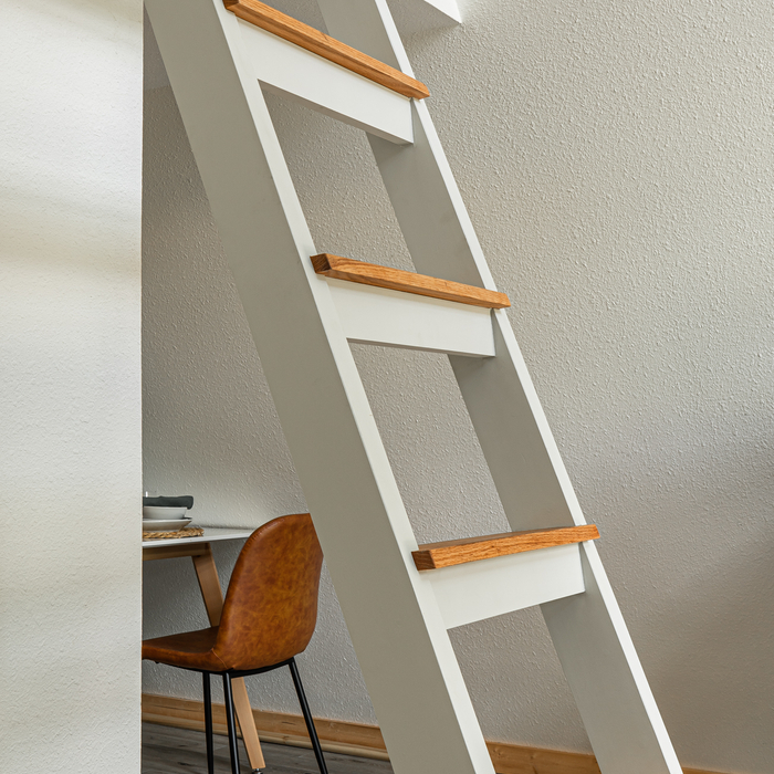 Side View of Custom Loft Ladder