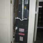 closet furnace and coil