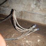 Illegal wiring in crawlspace