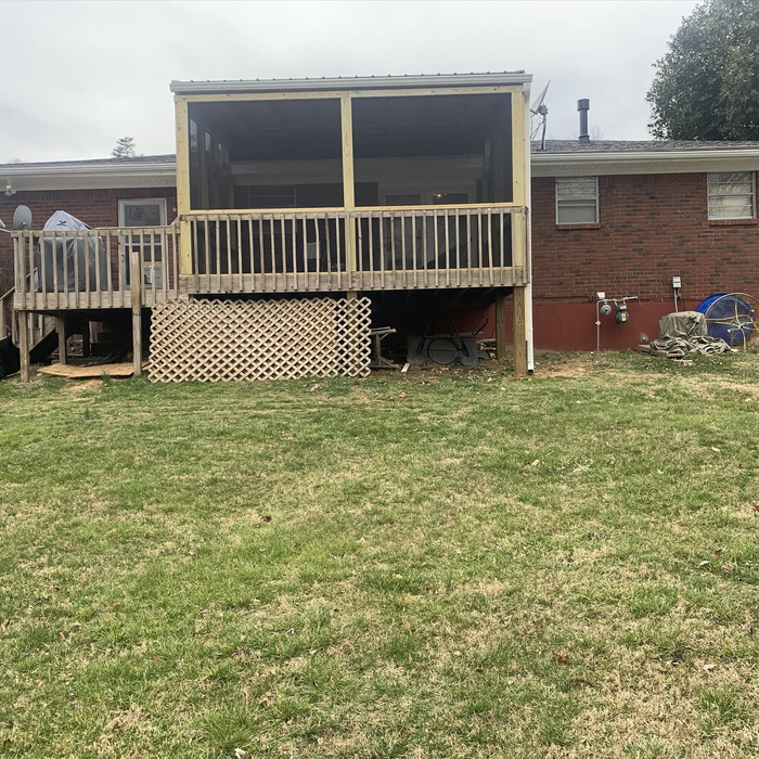 Covered deck