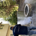 Custom Stamped back patio