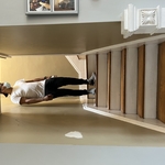 Stair Hallway before painting