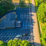 Local church parking lot