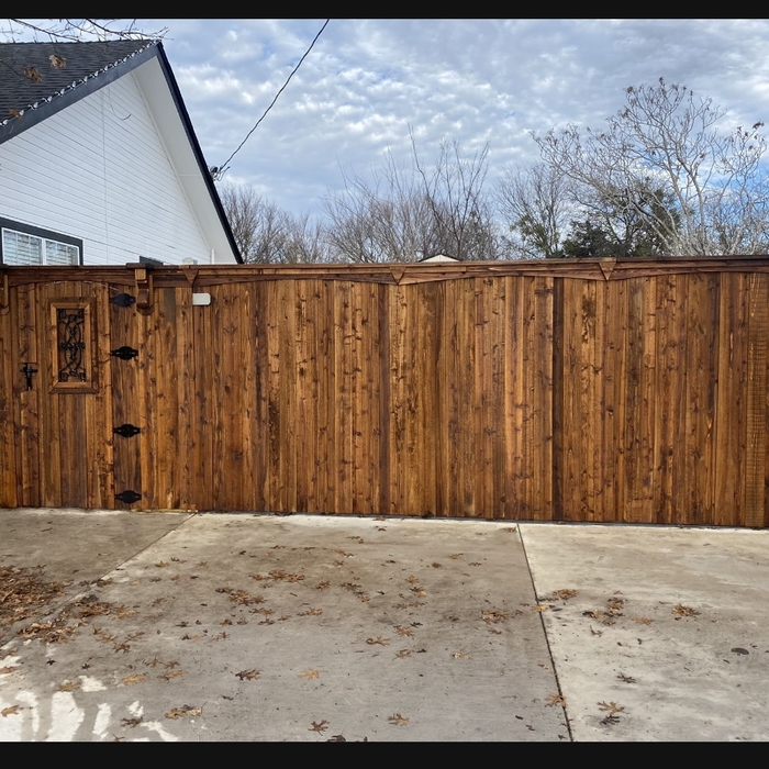 Cedar Fence Installation