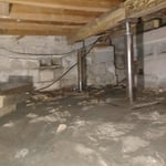 Crawlspace pier