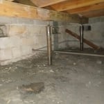 Crawlspace pier