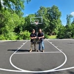 Basketball Court Line Striping