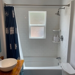 White Subway Tile Shower