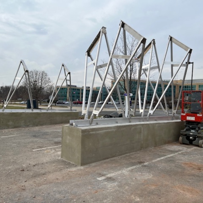 Concrete footing-base