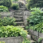 Limestone wall cleaning