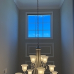 Chandelier installs