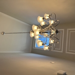 Chandelier installs