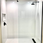 Subway Tile Trench Drain