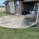 Back patio before