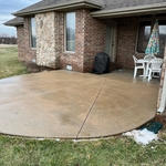 Back patio after