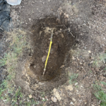 Repaired gas line